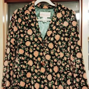 Anthropolgie Floral Blazer Size S